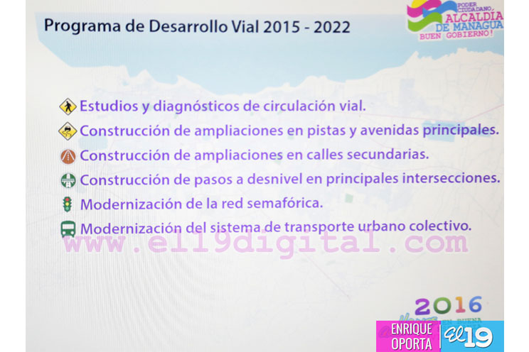 ALMA presenta Plan de Modernización y Ampliación Vial de Managua 2015-2022
